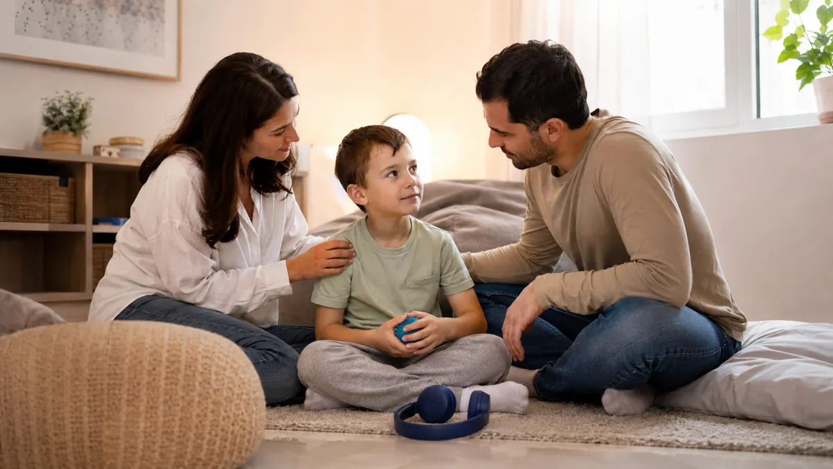 ויסות חושי אצל ילדים ותמיכה רגשית של הורה